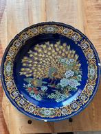 Vintage Taous Bord met Pauw Decoratie, Ophalen of Verzenden