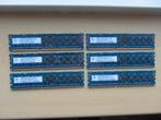 6x Nanya 4GB PC3-10600 DDR3-1333MHz ECC Registered CL9, Computers en Software, RAM geheugen, 1333 MHz, Server, DDR3, Ophalen of Verzenden