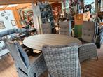 Leuke tuinset met 6stuks standen stoelen en ovale tafel, 6 zitplaatsen, Nieuw, Ophalen of Verzenden, Wicker