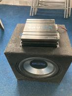 Crunch sub+versterker, Auto diversen, Autospeakers, Ophalen, Gebruikt