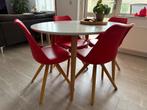 Eetkamerstoelen (set van 4) Kave Home Ralf - Rood, Huis en Inrichting, Stoelen, Gebruikt, Scandinavisch, Vier, Rood