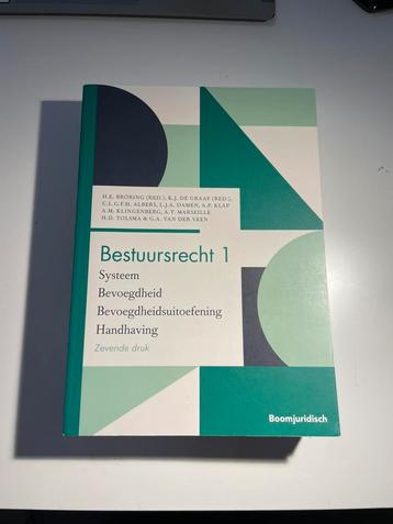 Bestuursrecht 1 beschikbaar voor biedingen