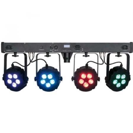 Showtec Compact Power Lightset 4 RGBW, Muziek en Instrumenten, Licht en Laser, Zo goed als nieuw, Licht, Geluidgestuurd, Ophalen