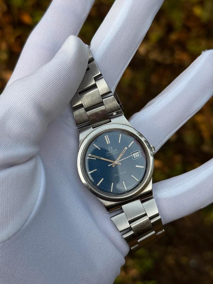Omega Genève Automatic - Ref. 166.0173 - 1973 Uniek, Sieraden, Tassen en Uiterlijk, Horloges | Heren, Gebruikt, Omega, Staal, Ophalen of Verzenden