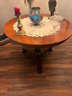 Ronde eiken houten tafel, Antiek en Kunst, Antiek | Meubels | Tafels, Ophalen of Verzenden