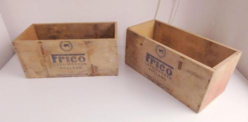 Frico, ouderwetse houten kistjes van Frico, Antiek en Kunst, Curiosa en Brocante, Ophalen of Verzenden