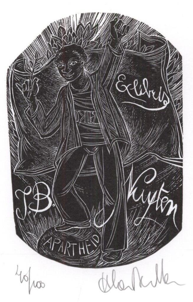 1117 Ex Libris België : Harlinde van Meulder, z.j., Antiek en Kunst, Kunst | Etsen en Gravures, Verzenden