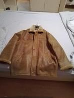 Lederen jas omgekeerd schaap maat XXL, Bruin, Overige maten, Ophalen of Verzenden, Zo goed als nieuw