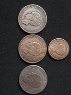 Wilhelmina Munten Set VALS, Setje, Zilver, Ophalen of Verzenden, Koningin Wilhelmina