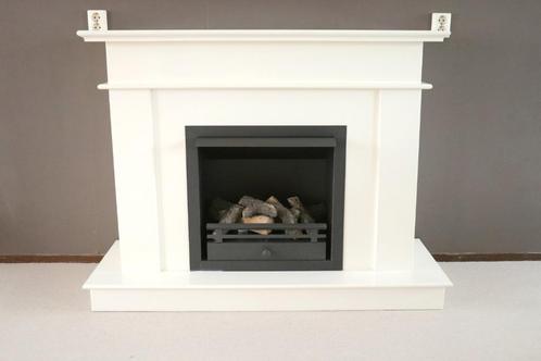 Mooie gelhaard van zwaar MDF met brandstofgel z.g.a.n., Huis en Inrichting, Haarden, Gebruikt, Gelhaard, Ophalen