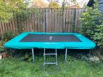 Trampoline Cranenbroek rechthoekig  315 x 415 cm met net, Ophalen, Zo goed als nieuw