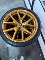 Gouden BMW Velgen met Winterbanden 20 inch, Ophalen, Gebruikt, 275 mm, Banden en Velgen