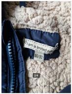 Donkerblauwe winterjas Met beren Maat 86-92 h3, Jongetje of Meisje, Onbekend, Zo goed als nieuw, Pocopiano
