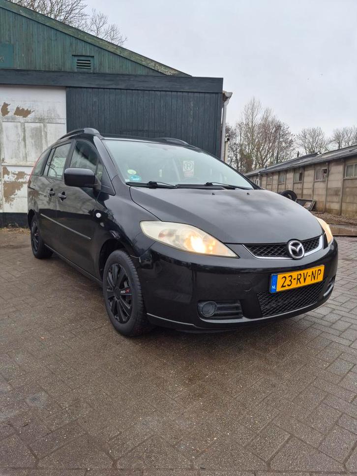 Mazda 5 1.8 2005 Zwart, Auto's, Mazda, Particulier, Benzine, D, MPV, Handgeschakeld, Origineel Nederlands, Zwart, Voorwielaandrijving