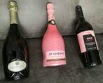 3 flessen prosecco rode wijn rosé, Verzamelen, Wijnen, Nieuw, Ophalen of Verzenden