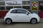 Fiat 500 0.9 TwinAir Turbo Lounge O.a; Pano, Cruise, Bluetoo, Voorwielaandrijving, Stof, Gebruikt, Met garantie (alle)