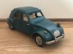 1:18 Citroën 2cv blauw 20,5 cm polystone, Ophalen of Verzenden, Gebruikt, Auto