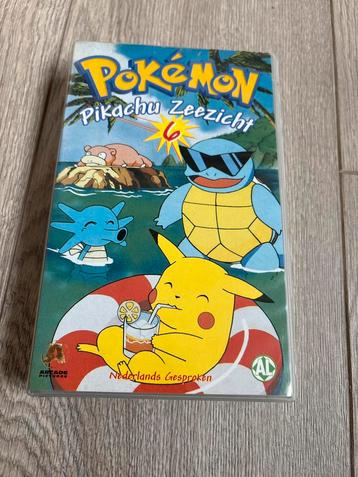 Pokémon Pikachu Zeezicht VHS - Nederlands Gesproken beschikbaar voor biedingen