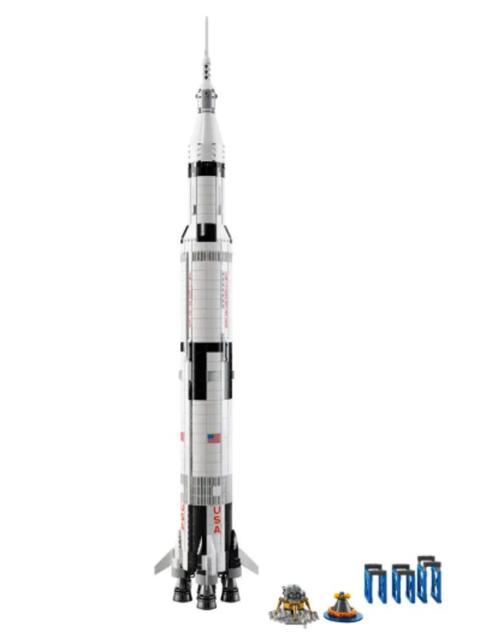 LEGO NASA Apollo Saturn V 92176, Kinderen en Baby's, Speelgoed | Duplo en Lego, Zo goed als nieuw, Lego, Complete set, Ophalen of Verzenden
