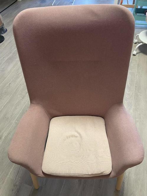 IKEA stoel sofa VEDBO Fauteuil met hoge rugleuning, Gunnared, Huis en Inrichting, Fauteuils, Gebruikt, Hout, 50 tot 75 cm, Minder dan 75 cm