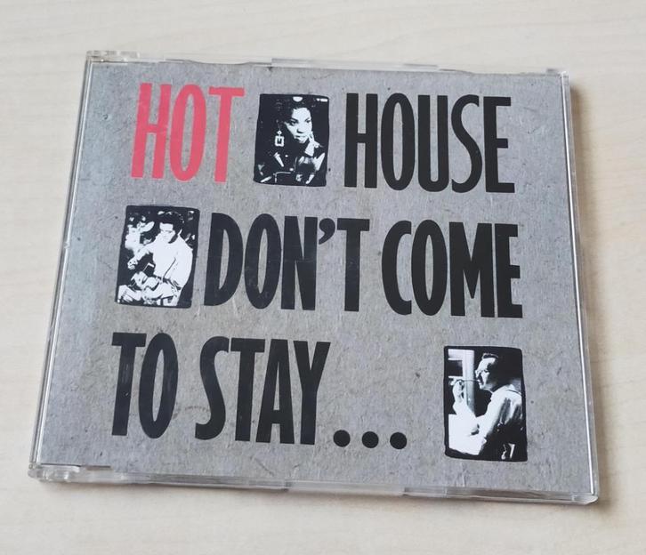 Hot House - Don't Come To Stay CD Single 1988 4trk, Cd's en Dvd's, Cd Singles, Zo goed als nieuw, Pop, Ophalen of Verzenden