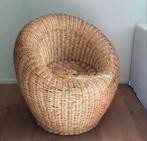 Vintage rieten stoelen 2 stuks, Ophalen of Verzenden, Zo goed als nieuw, Minder dan 75 cm