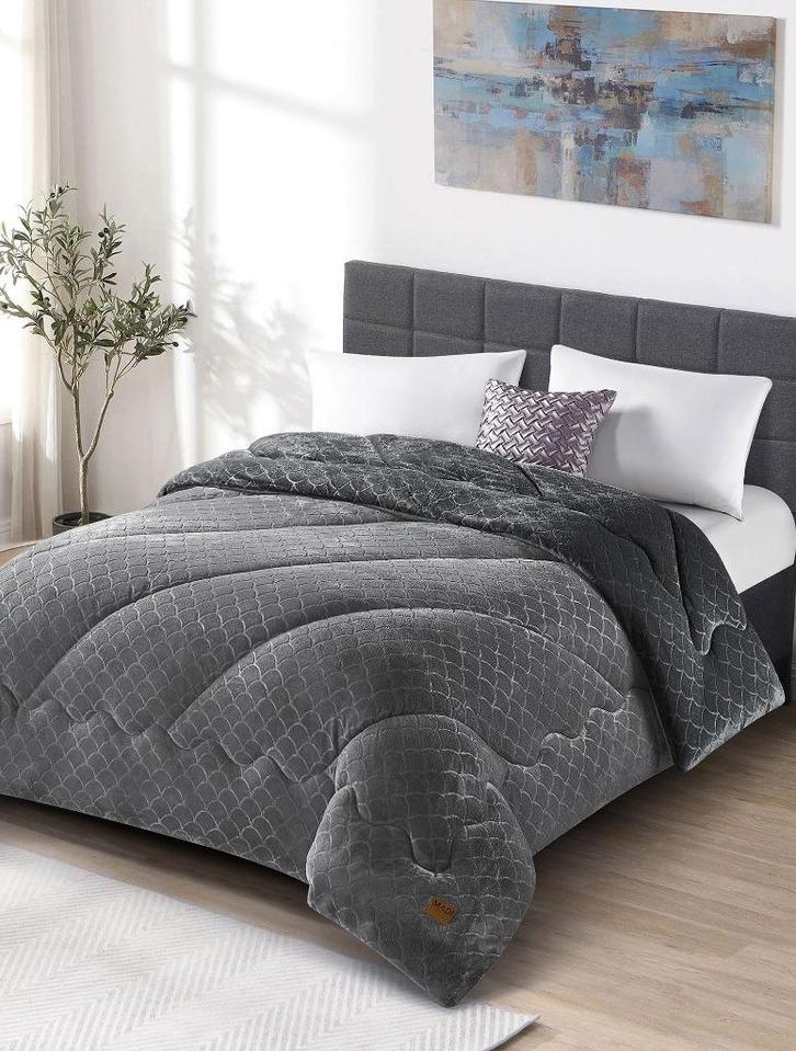 2-in-1 Hoesloos Dekbed – 160x220 cm - Keuze uit 2 kleuren, Huis en Inrichting, Slaapkamer | Beddengoed, Nieuw, Overige typen, Eenpersoons