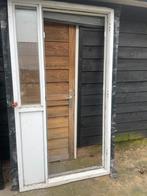 Gratis - buitendeur kozijn hardhout, Gebruikt, Deurkozijn, 150 tot 225 cm, Hout