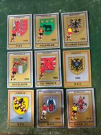 9 panini plaatjes emblemen Voetbal 85, Ophalen of Verzenden, Zo goed als nieuw