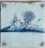 Delftsblauwe mythologische tegel, Antiek en Kunst, Ophalen of Verzenden