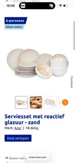 Action servies, Huis en Inrichting, Keuken | Servies, Ophalen, Keramiek, Zo goed als nieuw, Bord(en)