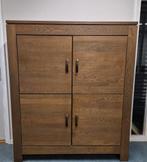 Strakke wandkast bergmeubel eiken kast, Kolibrivintagehal@gmail.com, Gebruikt, 100 tot 150 cm, Aaldertgeertsstraat 43 Olst
