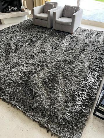 Vloerkleed 350x350cm - hoogpolig shaggy tapijt