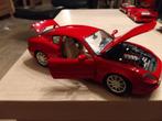 2 Modelauto's Bburago Maserati en Chevrolet 1:18, Ophalen of Verzenden, Gebruikt, Auto, Bburago