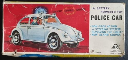 Alps vw kever politie auto, Hobby en Vrije tijd, Modelauto's | Overige schalen, Zo goed als nieuw, Auto, Ophalen of Verzenden