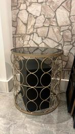 Bijzettafel, Huis en Inrichting, Tafels | Bijzettafels, Minder dan 55 cm, Rond, Ophalen, 45 tot 60 cm