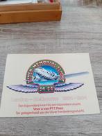 Uiver Herdenkingsvlucht Ansichtkaart 1934-1984, Verzamelen, Ophalen of Verzenden, Zo goed als nieuw, Kaart, Foto of Prent