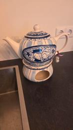 Blond theepot set met warmhouder, Huis en Inrichting, Keuken | Keukenbenodigdheden, Ophalen of Verzenden, Zo goed als nieuw