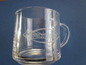 Pickwick 4 glazen theekoppen D7cm H7,5cm beschikbaar voor biedingen