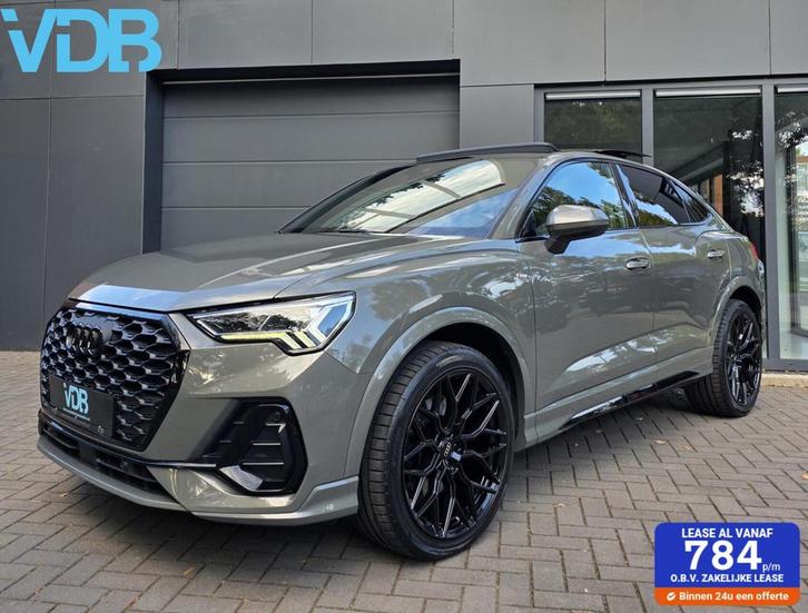 Audi Q3 Sportback 45 TFSI 230PK Quattro S-Line CHRONOSGRAU!, Auto's, Audi, Bedrijf, Te koop, Q3, 4x4, ABS, Achteruitrijcamera