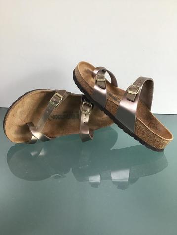 GRATIS VERZENDEN | BIRKENSTOCK Mayari bronzen slippers 40 beschikbaar voor biedingen