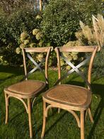 Eetkamer stoelen, landelijk (Thonet stijl) 8x, Huis en Inrichting, Ophalen, Gebruikt, Bruin, Landelijk