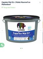 🔴5x nieuwe emmers Capatex Mat S1+ | Matte Muurverf 10L wit, Doe-het-zelf en Verbouw, Verf, Beits en Lak, Ophalen, 5 tot 10 liter