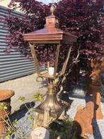 Lamp messing-koper X op voet, geweldige uitstraling!!, Ophalen of Verzenden