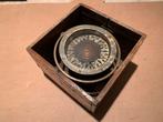 Oud kompas in houten kistje, Ophalen of Verzenden, Gebruikt, Overige typen
