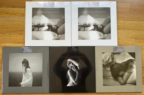 TAYLOR SWIFT, Tortured Poets Department, ALL 5 VERSIONS, EU, Cd's en Dvd's, Vinyl | Pop, Nieuw in verpakking, 2000 tot heden, 12 inch