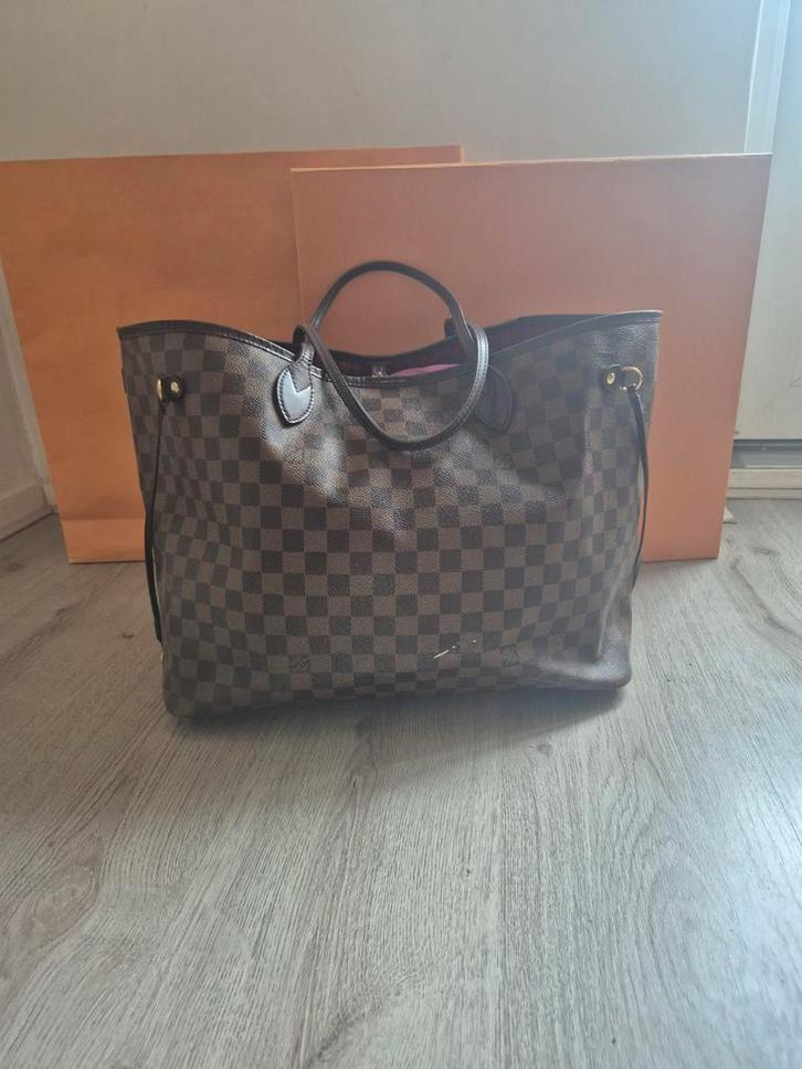 Louis Vuitton Neverfull - Iconische Shopper, Sieraden, Tassen en Uiterlijk, Tassen | Damestassen, Gebruikt, Shopper, Bruin, Ophalen