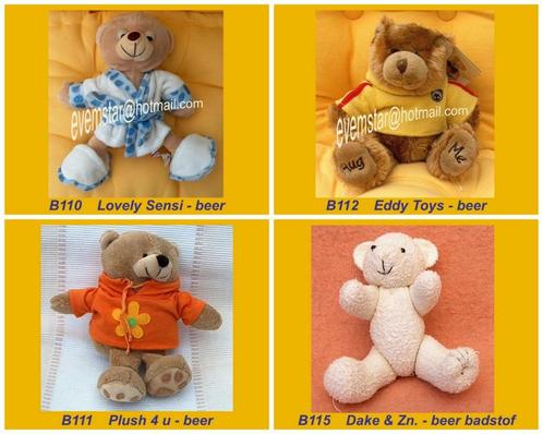 Beer beertje Lovely Sensi Plush 4 u L Dake & Zn Eddy Toys, Kinderen en Baby's, Speelgoed | Knuffels en Pluche, Zo goed als nieuw