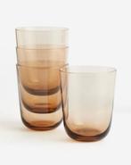 20 Bruine Ombre Drinkglazen - Nieuw!, Ophalen, Glas of Glazen, Nieuw, Glas