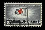 postzegel 753 USA Rode Kruis, Ophalen of Verzenden, Gestempeld, Noord-Amerika